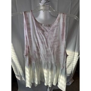 We‎ The Free Tank Top Extra Small Tie Dye Sleeveless Cotton Blend